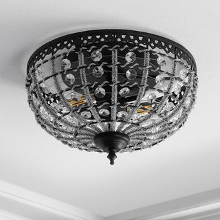 Moluccan 12.25" Low-Ceiling Metal/Acrylic LED Flush Mount