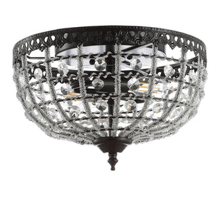 Moluccan 12.25" Low-Ceiling Metal/Acrylic LED Flush Mount