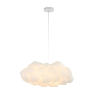 Rimz 23" Modern Contemporary Silk LED Cloud Pendant