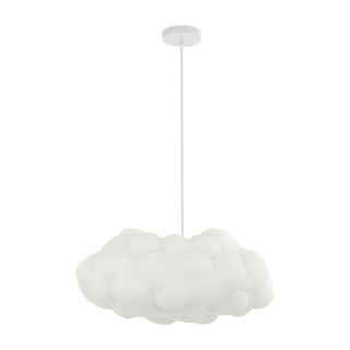 Rimz 23" Modern Contemporary Silk LED Cloud Pendant