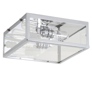 Shoal Metal/Glass LED Flush Mount