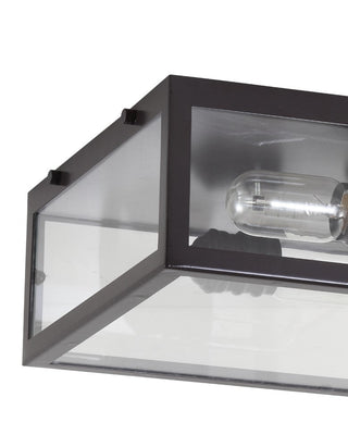 Shoal Metal/Glass LED Flush Mount