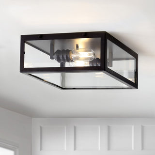 Shoal Metal/Glass LED Flush Mount