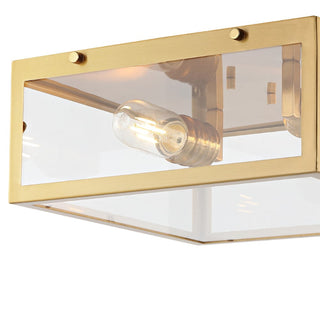 Shoal Metal/Glass LED Flush Mount