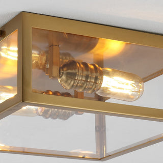 Shoal Metal/Glass LED Flush Mount