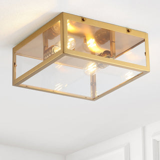 Shoal Metal/Glass LED Flush Mount