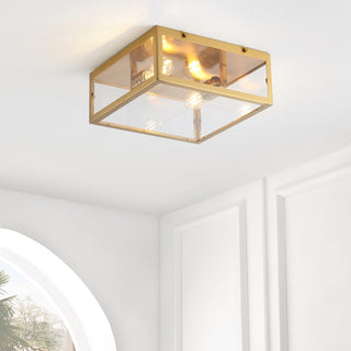 Shoal Metal/Glass LED Flush Mount