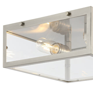 Shoal Metal/Glass LED Flush Mount