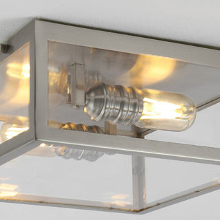 Shoal Metal/Glass LED Flush Mount