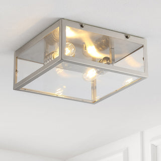 Shoal Metal/Glass LED Flush Mount