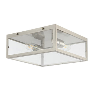 Shoal Metal/Glass LED Flush Mount