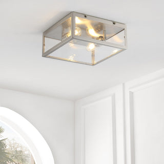 Shoal Metal/Glass LED Flush Mount