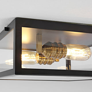 Shoal Metal/Glass LED Flush Mount