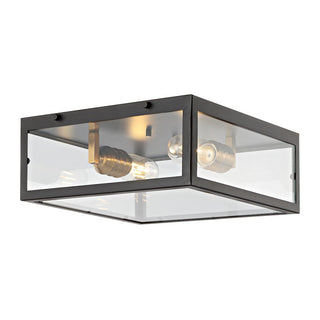 Shoal Metal/Glass LED Flush Mount