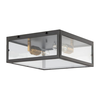 Shoal Metal/Glass LED Flush Mount