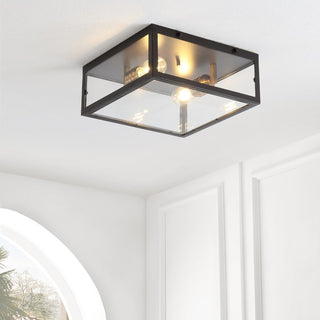 Shoal Metal/Glass LED Flush Mount