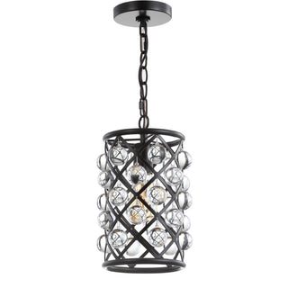 Formentera 8" Metal/Crystal LED Pendant