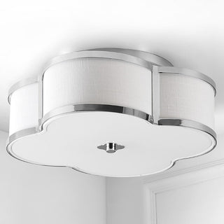 Uheold Scalloped Shade Metal Classic Glam LED Flush Mount