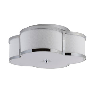 Uheold Scalloped Shade Metal Classic Glam LED Flush Mount