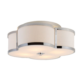 Uheold Scalloped Shade Metal Classic Glam LED Flush Mount