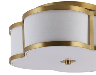 Uheold Scalloped Shade Metal Classic Glam LED Flush Mount