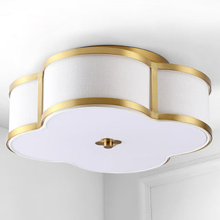 Uheold Scalloped Shade Metal Classic Glam LED Flush Mount