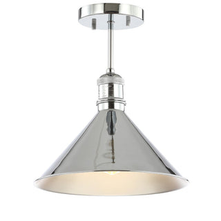 Ivo 11" Metal LED Semi-Flush Mount