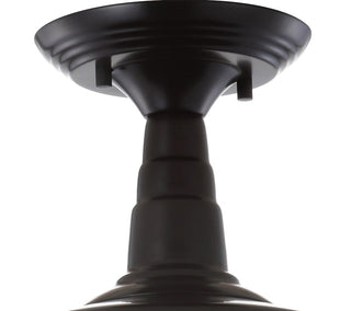 Lennox 10.2" Metal LED Semi-Flush Mount