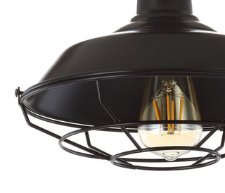 Lennox 10.2" Metal LED Semi-Flush Mount