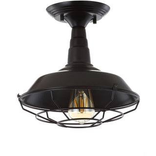 Lennox 10.2" Metal LED Semi-Flush Mount