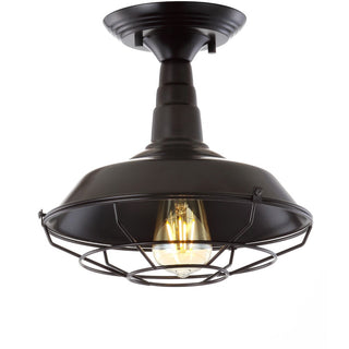 Lennox 10.2" Metal LED Semi-Flush Mount