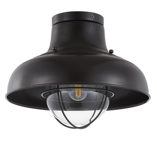 Olea 13" Metal LED Semi-Flush Mount