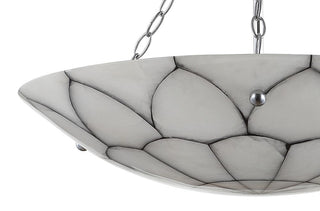 Linnet 23.5" Adjustable Marble/Metal LED Pendant