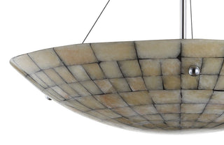 Lovebird 24" Marble/Metal LED Pendant