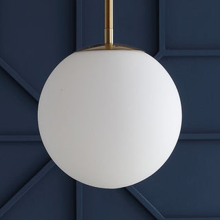 Elowen 7.75" Metal/Glass Globe LED Pendant