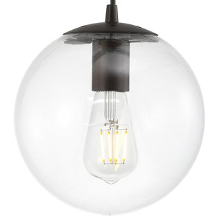 Elowen 7.75" Metal/Glass Globe LED Pendant