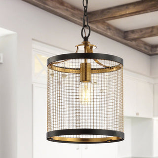 Lobelia 10" Lantern Metal LED Pendant