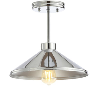 Fleming 11.75" Iron Modern Farmhouse LED Pendant