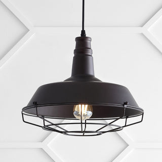 Slender 14.25" Adjustable Industrial Metal LED Pendant