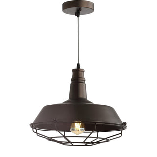 Slender 14.25" Adjustable Industrial Metal LED Pendant