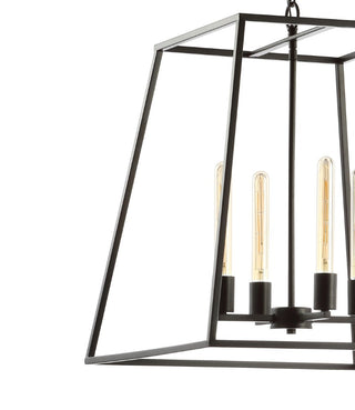 Kerouac 4-Light 21" Iron Modern Angled LED Pendant