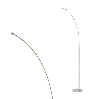 Ervin 64" Metal Minimalist Modern LED Integrated Floor Lamp