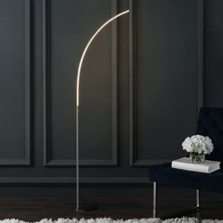 Ervin 64" Metal Minimalist Modern LED Integrated Floor Lamp