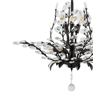 Nordic 28.5" Contemporary Bohemian Iron/Acrylic LED Pendant