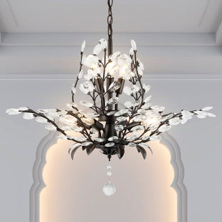 Nordic 28.5" Contemporary Bohemian Iron/Acrylic LED Pendant