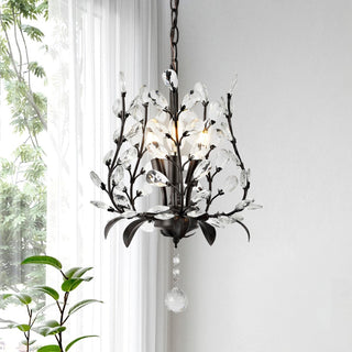 Nordic 28.5" Contemporary Bohemian Iron/Acrylic LED Pendant