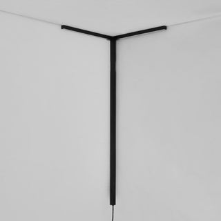 Aegina 18.25" 2-Light Modern Minimalist Iron Integrated Plug-In LED Sconce for Ceiling Corner