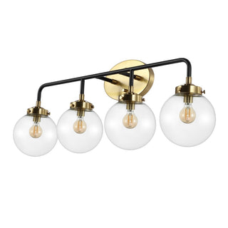 Iris Brass Vanity Industrial Wall Sconce