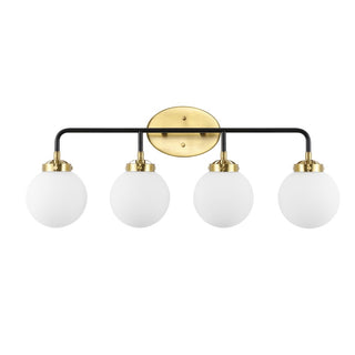 Iris Brass Vanity Industrial Wall Sconce