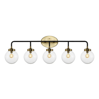 Iris 38" 5-Light Industrial Wall Sconce